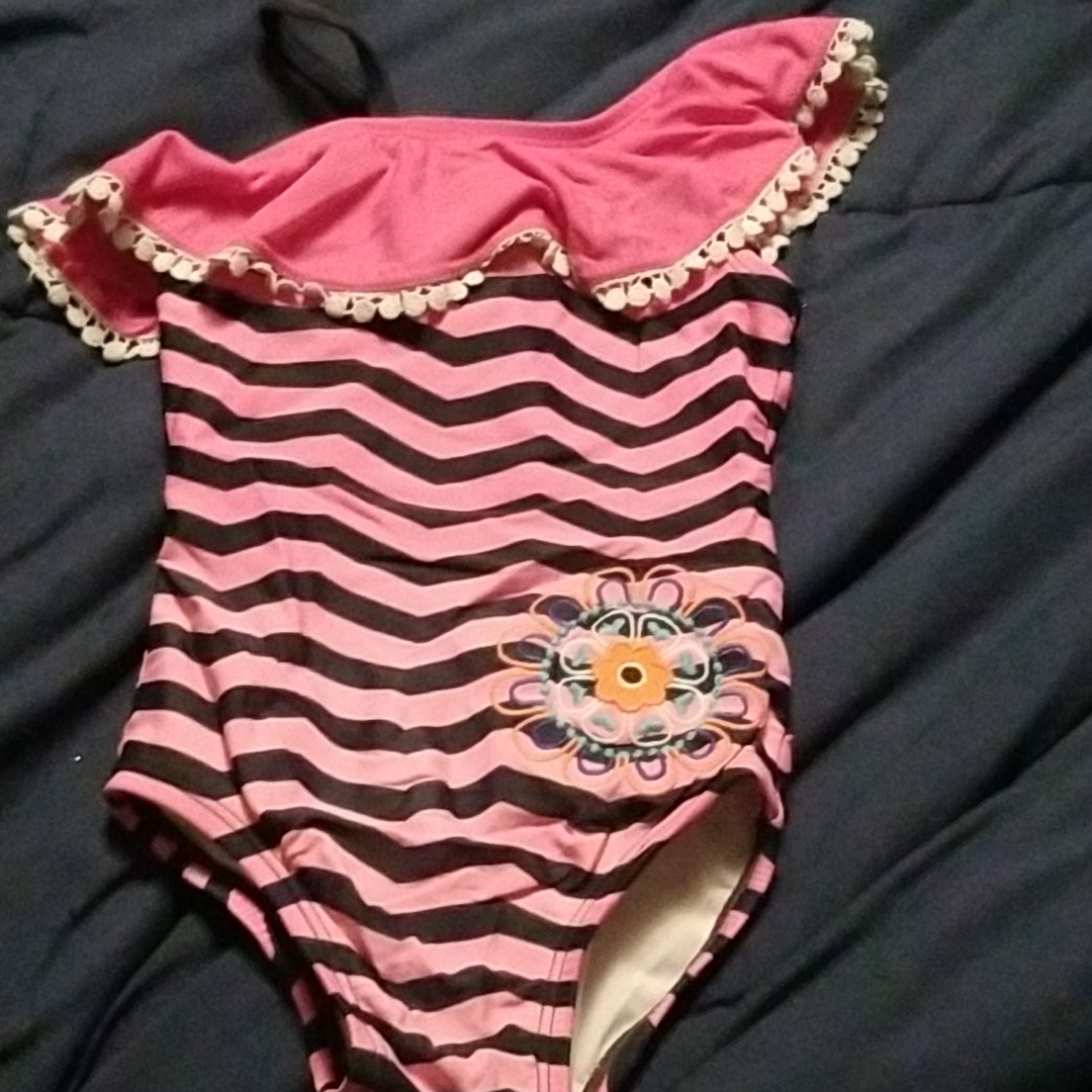 Hartstrings Swimsuit Blue and Pink Girls 18 Months DEAL 5 for $20
